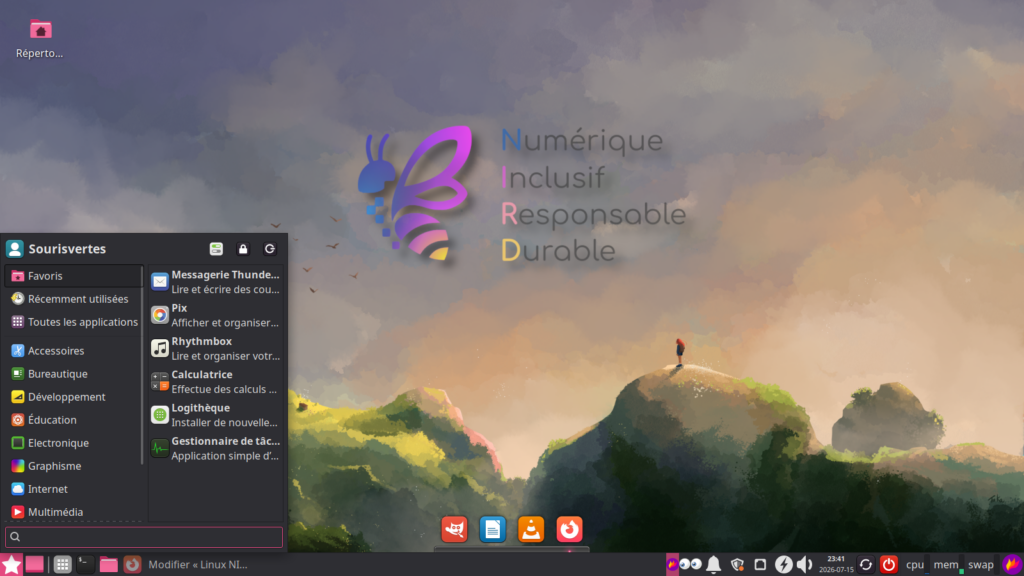 Bureau Linux NIRD