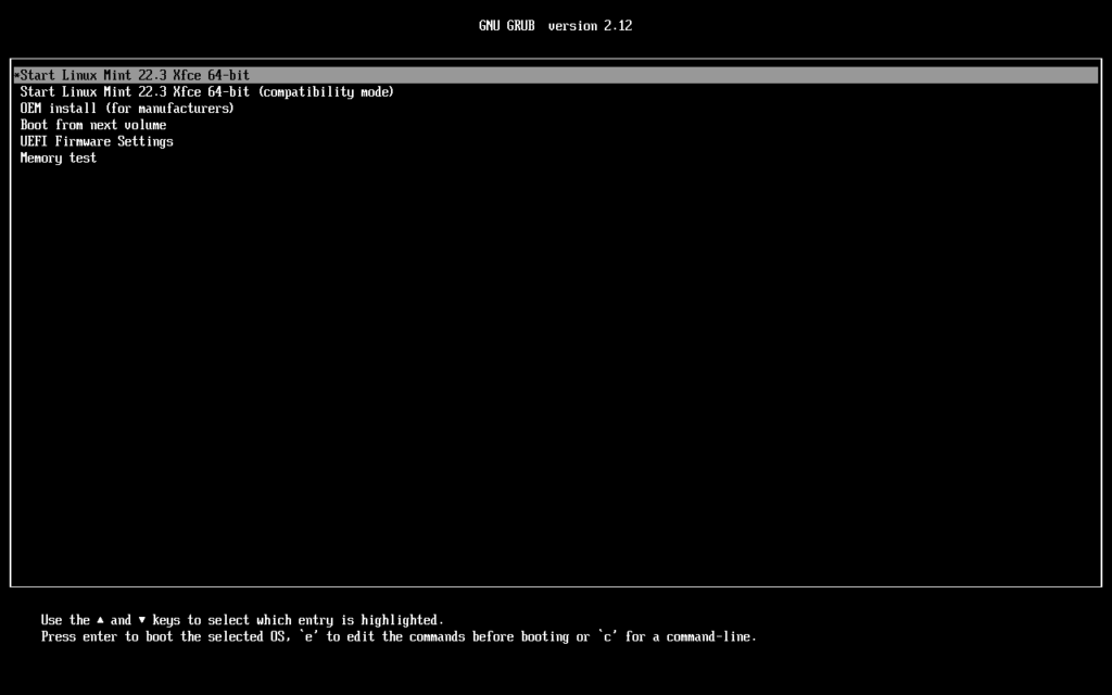 Programme d'amorçage (GRUB)